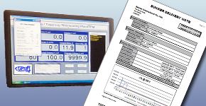 Control system with Bunker Delivery Note